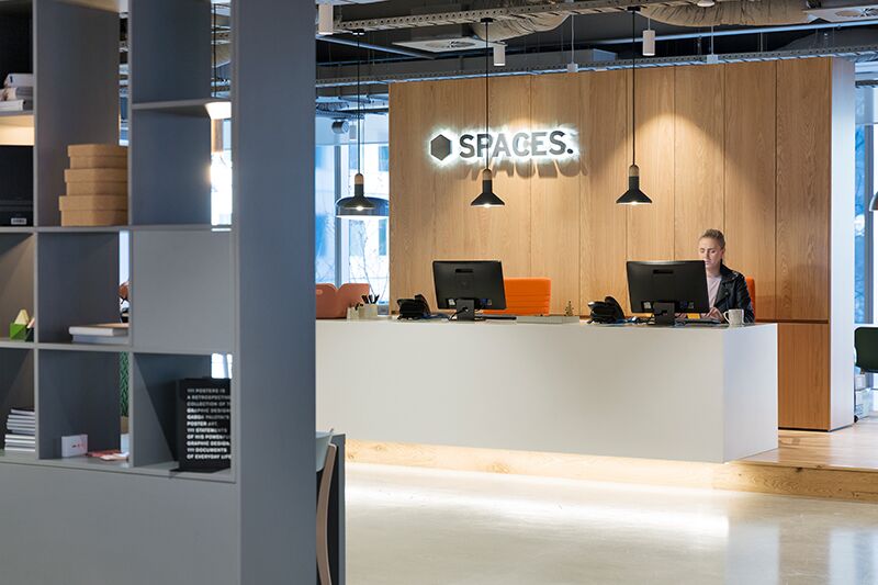 Open-plan coworking space at Spaces Rialto, Collins Street by Intermain, Australia